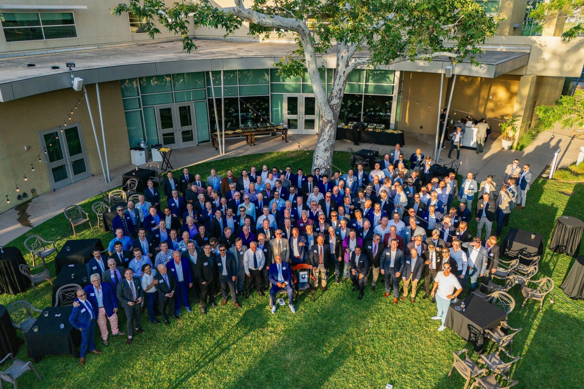Graduate brothers at the 50th Annual Pig Dinner